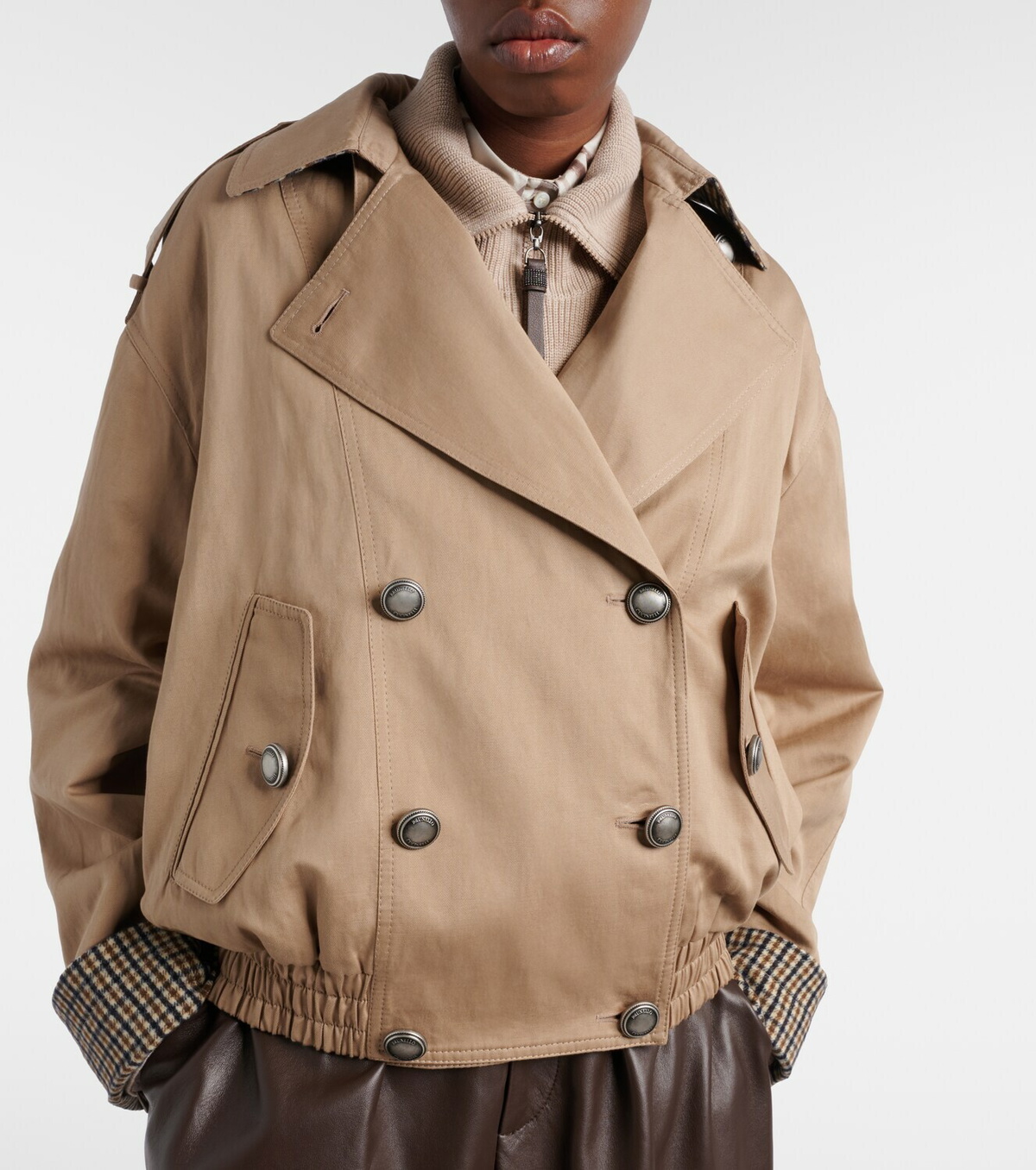 Brunello Cucinelli Cotton and linen jacket