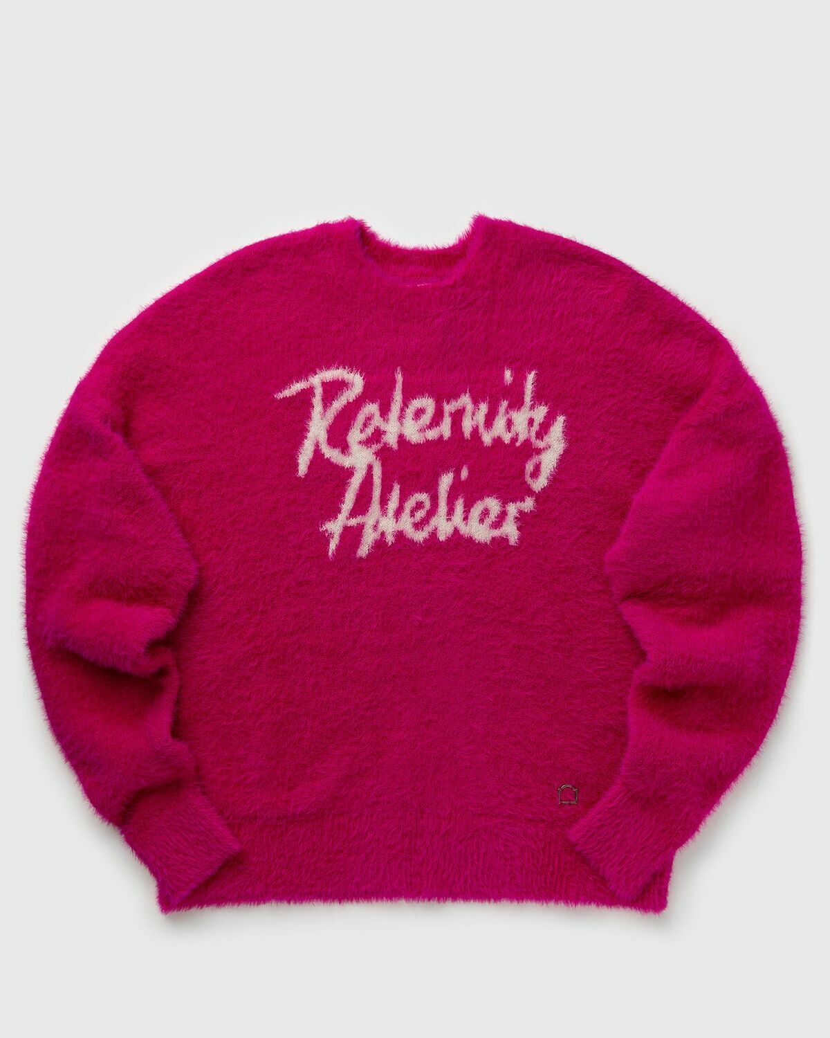 Reternity INTERWOVEN FURRY KNIT Purple Mens Pullover