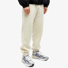 Auralee Men's Smooth Soft Sweat Pants in Ivory