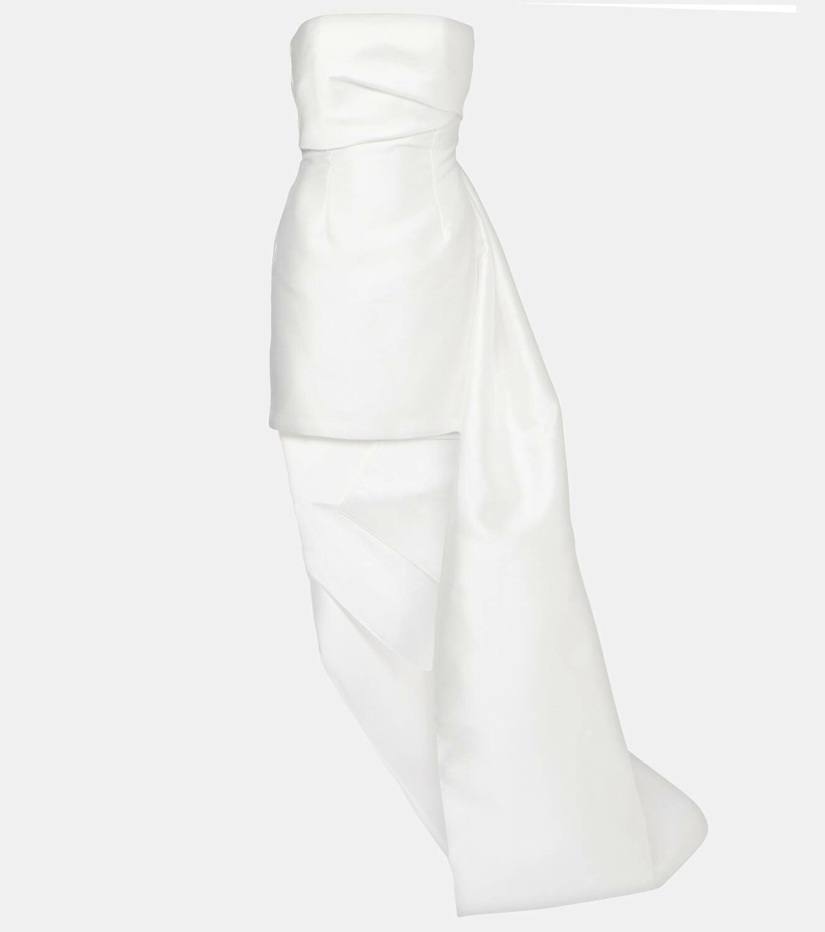 Solace London Bridal Meyer tail twill minidress
