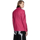 Alexander McQueen Pink Wool Selvedge Blazer
