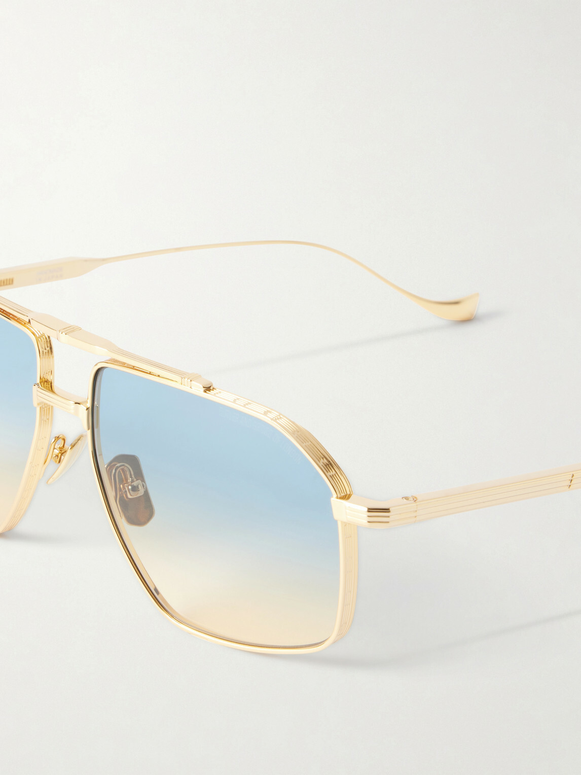 Cutler and Gross - 1424 Aviator-Style Silver-Tone Sunglasses