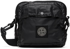 Stone Island Black Mussola Gommata-TC Pouch