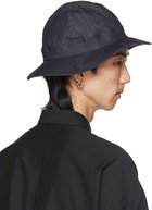 N.Hoolywood Reversible Navy & Black Denim Bucket Hat