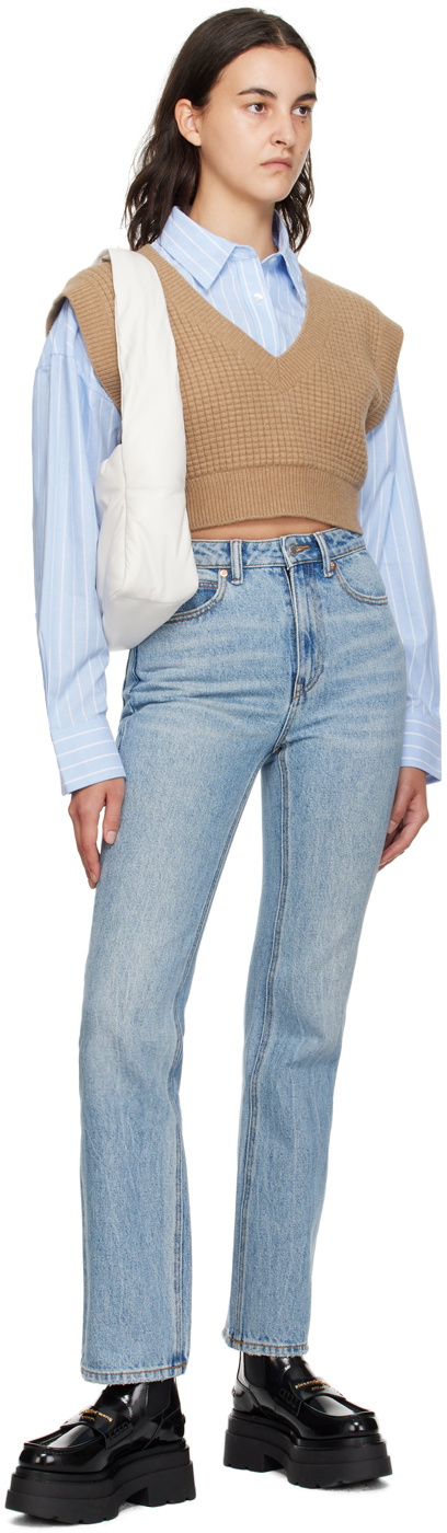 alexanderwang.t Tan & Blue Layered Shirt