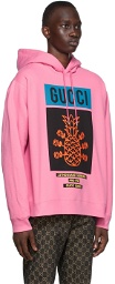 Gucci Pink Musixmatch Edition '22,705' Pineapple Hoodie