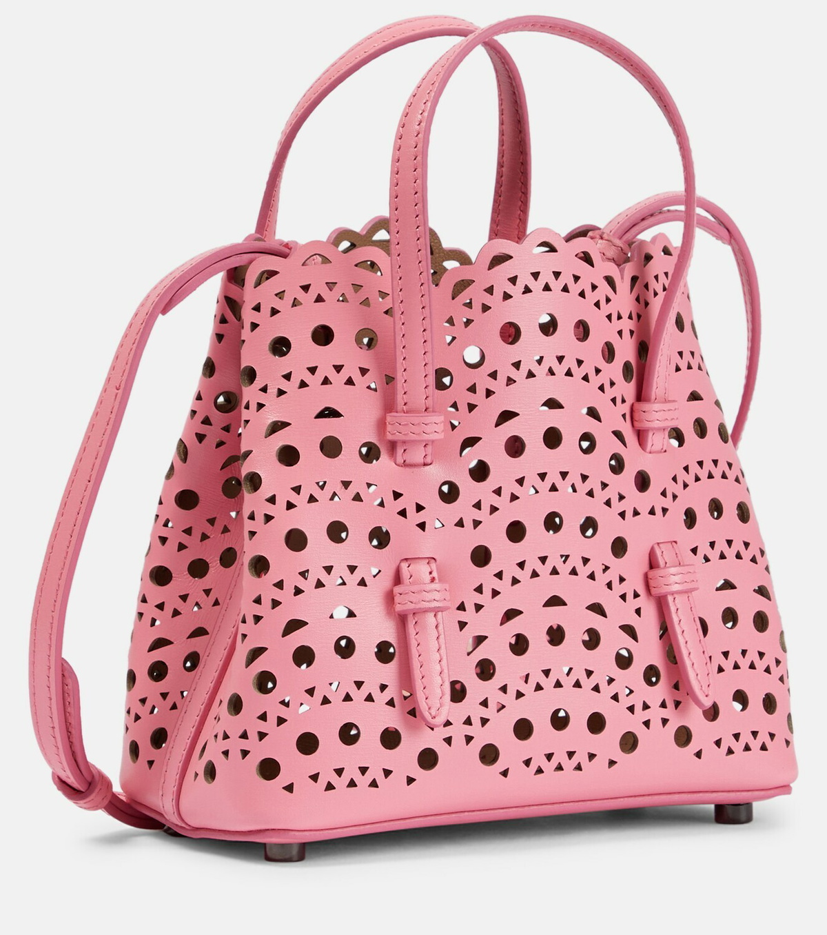 Alaïa Mina 16 Vienne Wave leather tote bag ALAÏA