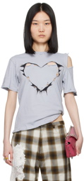 Collina Strada Blue Remnant Heart T-Shirt