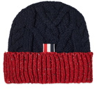 Thom Browne Mix Aran Mohair Tweed Hat