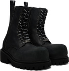 Balenciaga Black Stomper Boots