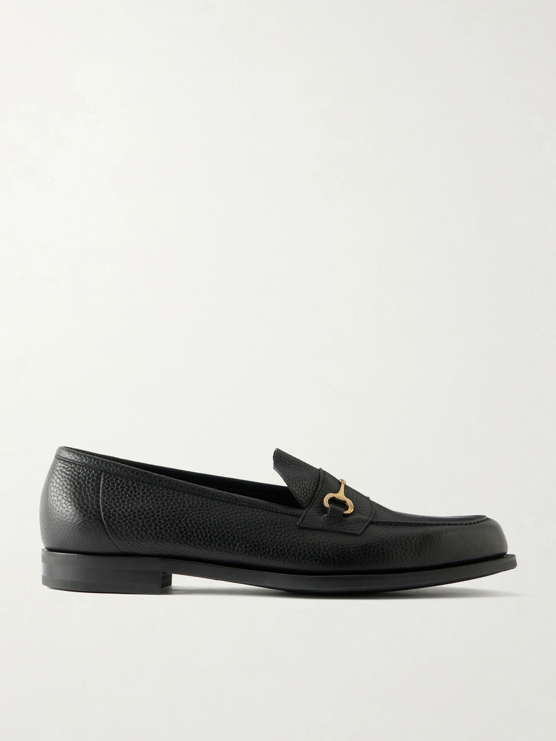 Edward Green - Putney Horsebit-Embellished Full-Grain Leather Loafers - Black