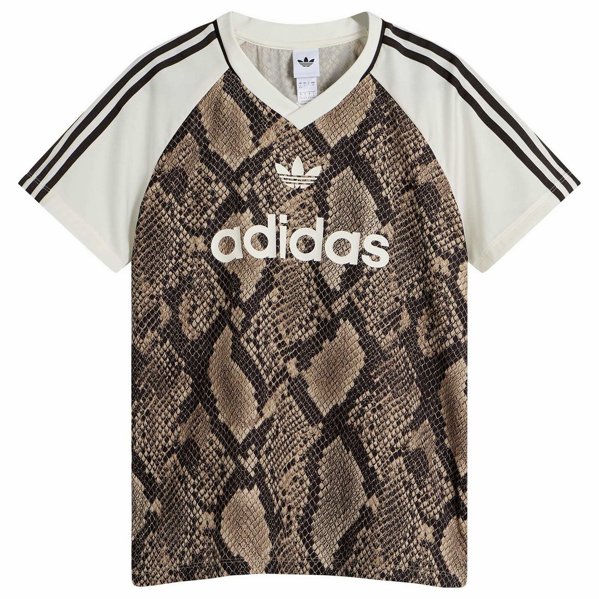 Adidas Women's Satin Jersey in Linen/Magic Beige