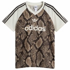 Adidas Women's Satin Jersey in Linen/Magic Beige
