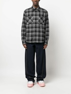 OFF-WHITE - Checked Cotton Shirt