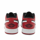 Air Jordan 1 Low BG Sneakers in Black/Gym Red/White