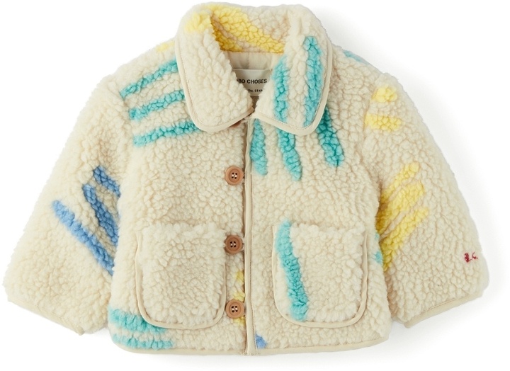 Photo: Bobo Choses Baby Off-White Scratch All Over Jacket