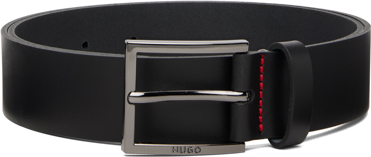 NULLUS Black Silver Filled King's Belt NULLUS
