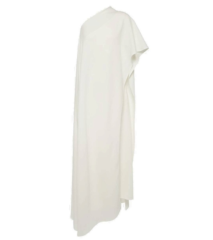 Photo: Valentino Caped asymmetric silk midi dress