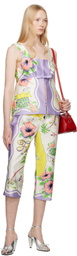 Anna Sui Multicolor Florida Capri Trousers
