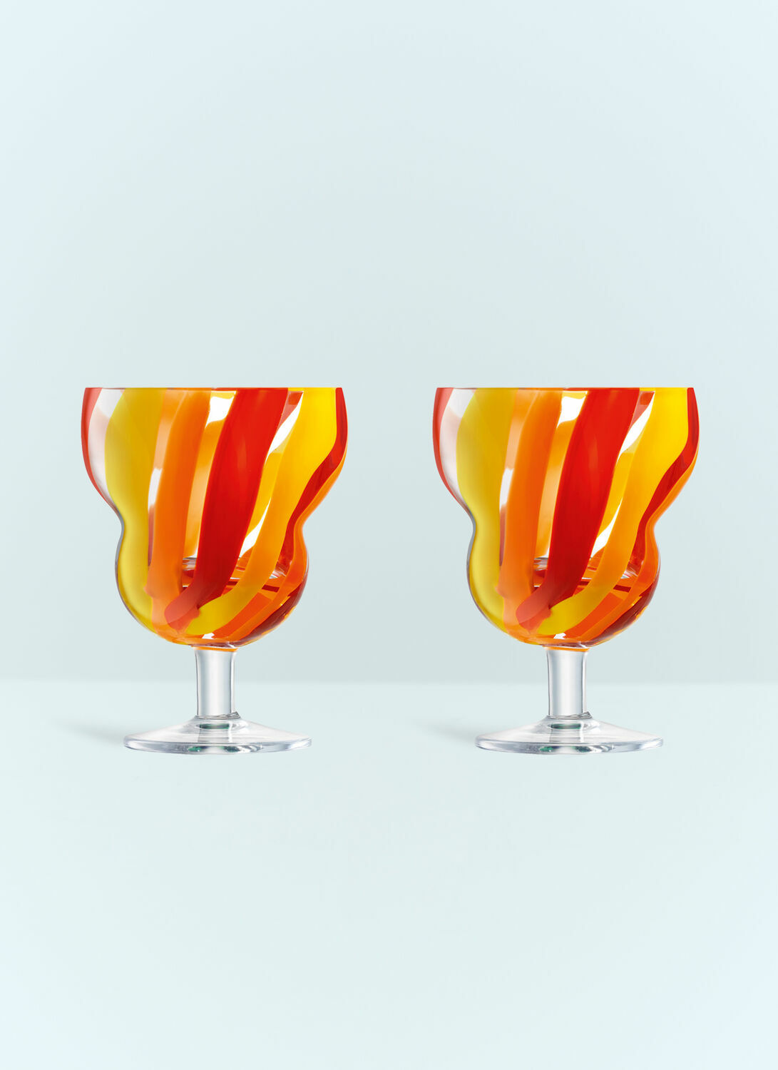 LSA International Set Of Two Wine Glasses