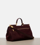 Dolce&Gabbana Sicily Medium suede top-handle bag