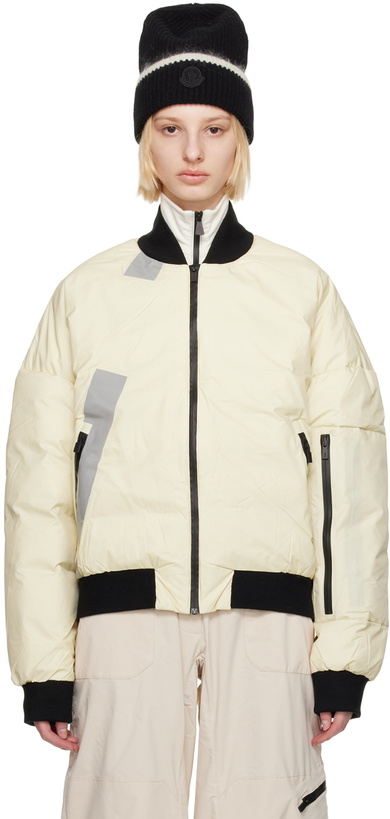 Photo: Templa Beige Stand Collar Down Jacket