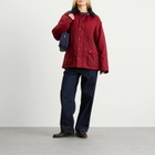 House Of Sunny Women's Wax Rain Jacket in Wine
