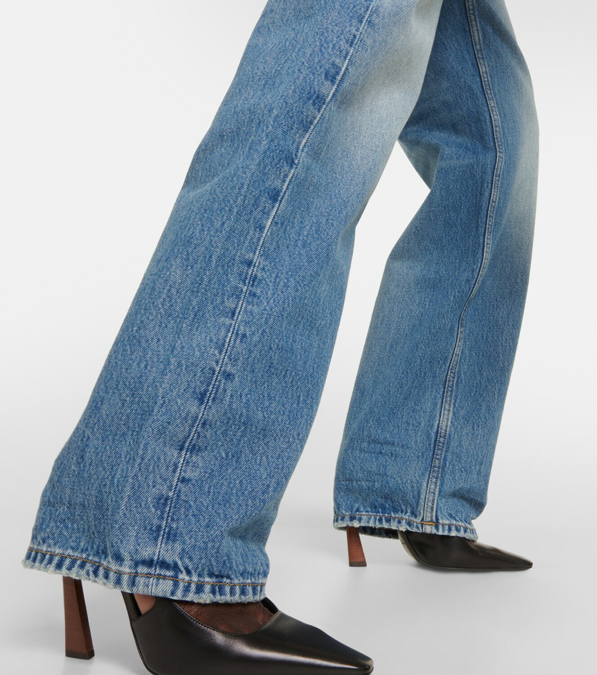 Saint Laurent High-rise wide-leg jeans Saint Laurent