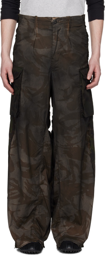 Photo: Prototypes Khaki New Overdyed Camo Cargo Pants