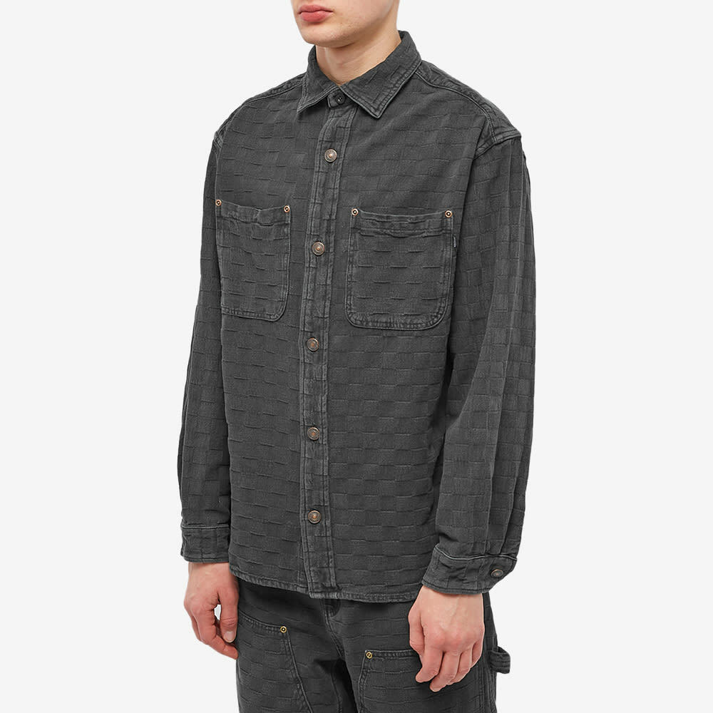 General Admission Men's Checker Overshirt in Black