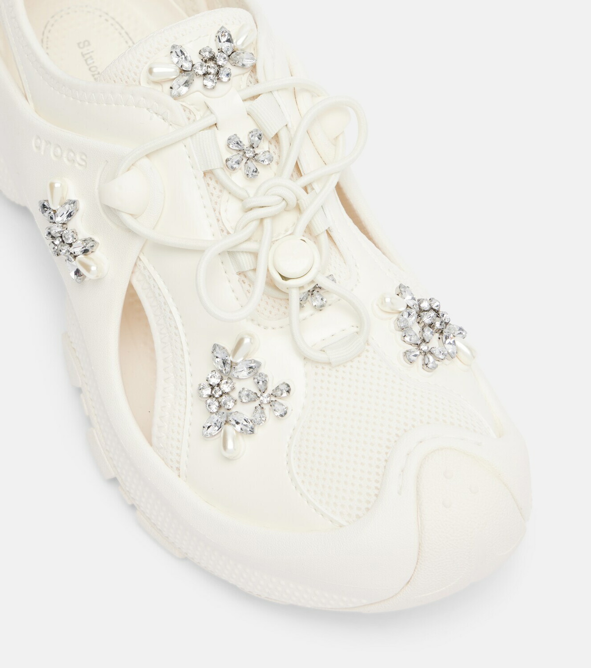 Simone Rocha x Crocs Trailbreak 2 embellished sneakers