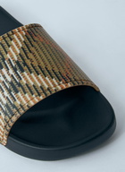 Burberry Check Dive Slides