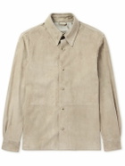 Saman Amel - Suede Shirt Jacket - Neutrals