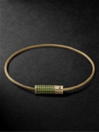 Le Gramme - 9g 18-Karat Recycled Gold Tsavorite Bracelet - Gold