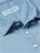 Rag & Bone - Logo-Appliquéd Cotton-Jersey Polo Shirt - Blue