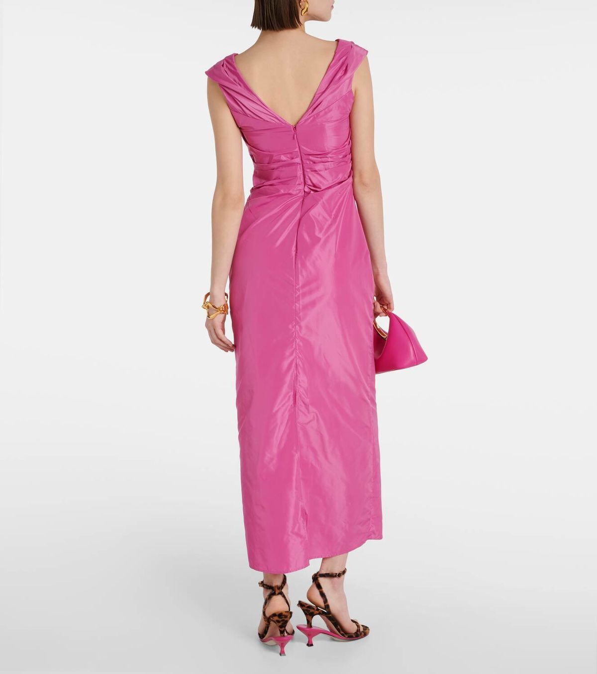 Staud Andrea off-shoulder maxi dress Staud