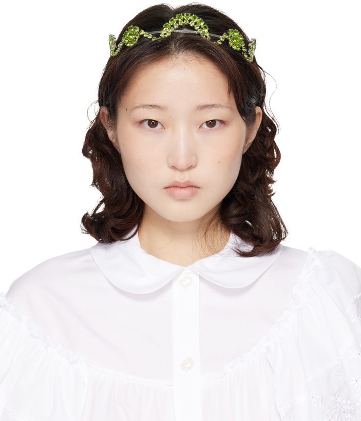 Photo: Simone Rocha Silver Scalloped Sepal Headband