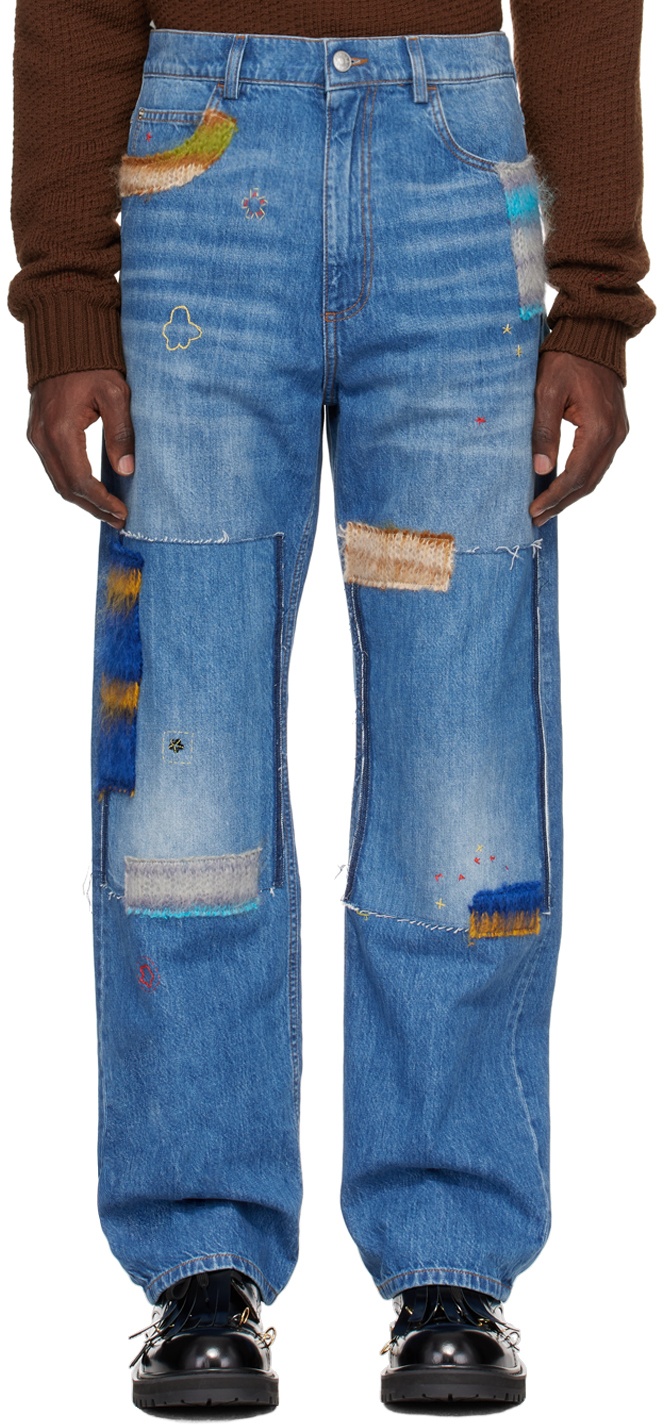 Photo: Marni Blue Patch Jeans