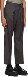 meanswhile Gray Side Zip Trousers