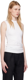 BOSS White Layered Tank Top