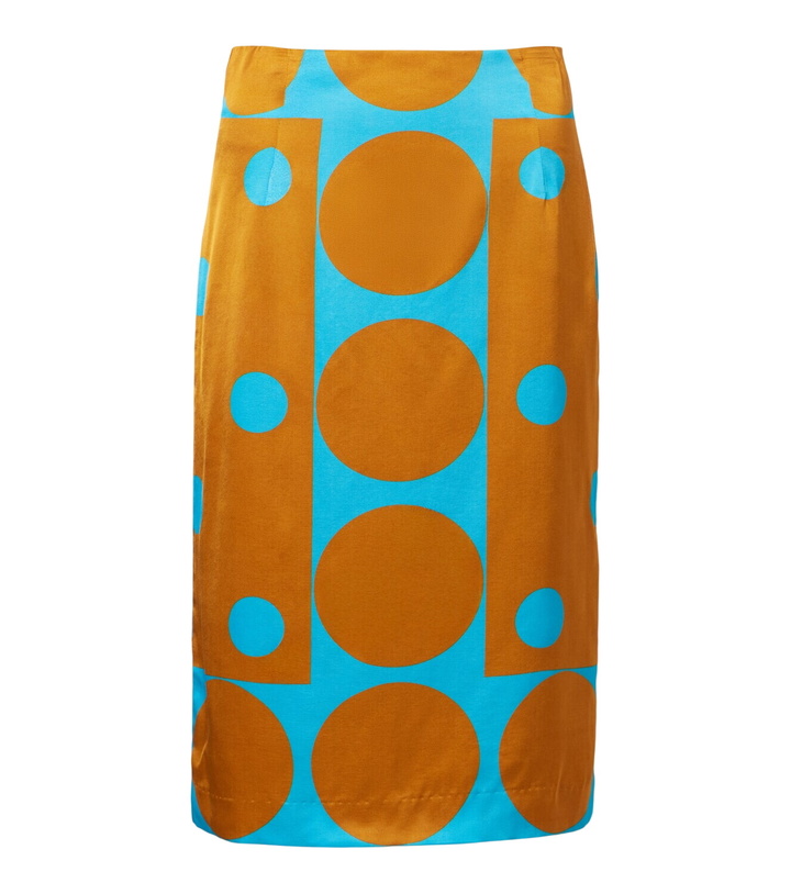Photo: Dries Van Noten Polka-dot pencil skirt