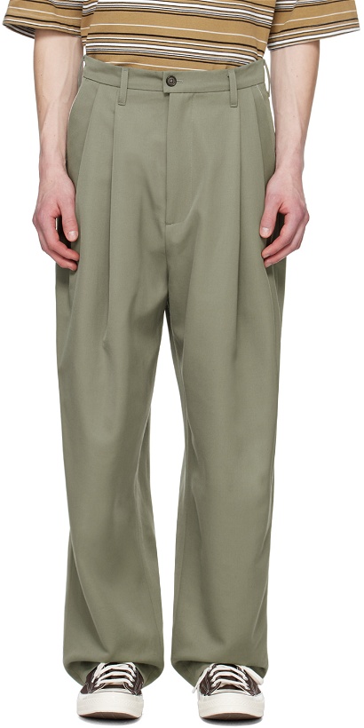 Photo: Camiel Fortgens Green Suit Trousers