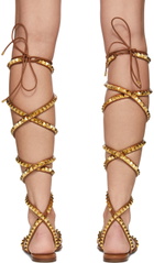 Valentino Garavani Brown No Limit Gladiator High Sandals