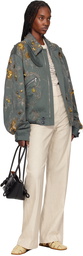 HEREU Black Fleca Baguette Shoulder Bag