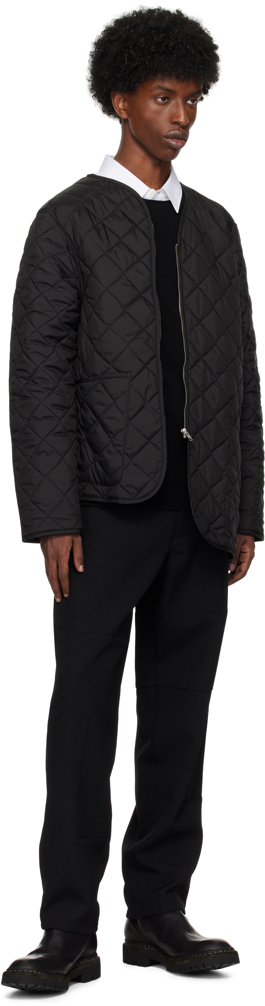 CDG SHIRT x LAVENHAM bias Thor Vest