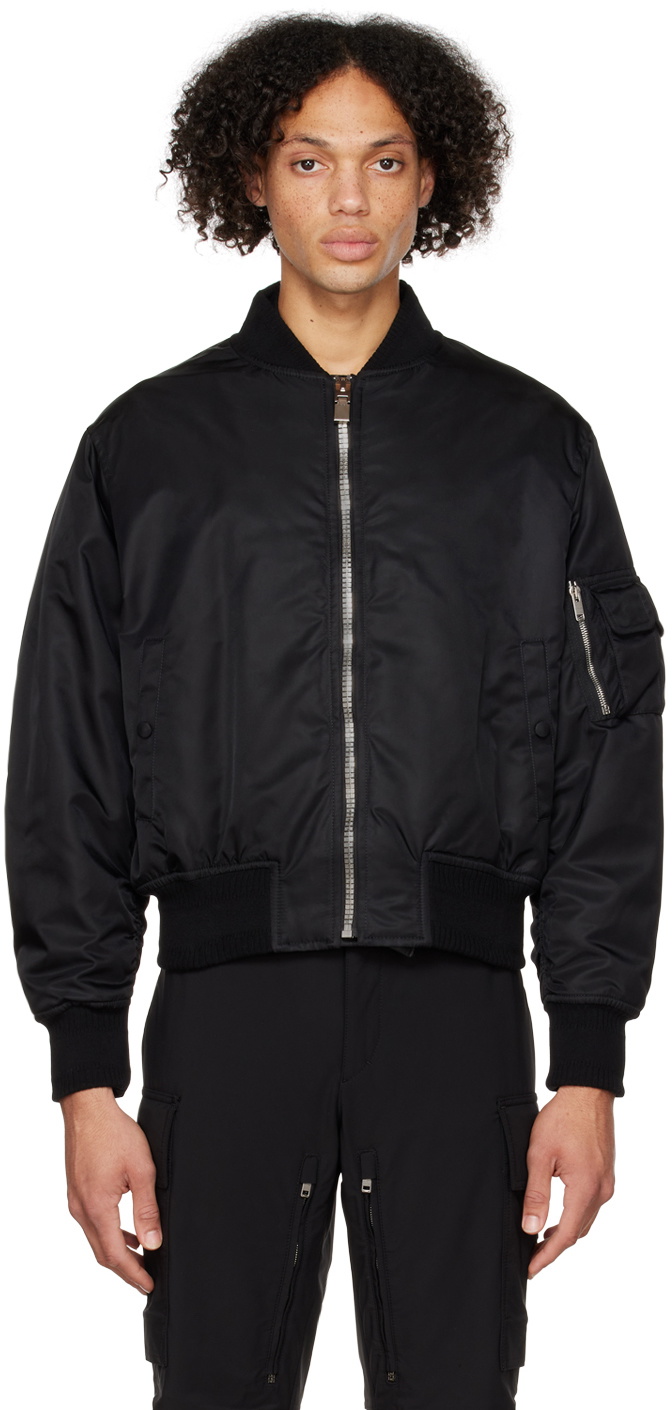 Givenchy Black Embroidered Bomber Givenchy