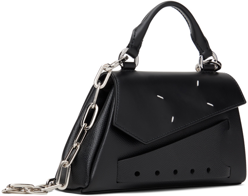 【MAISON MARGIELA】SNATCHED ASYMMETRIC MICRO BAG Maison Margiela Black Snatched Asymmetric Micro Bag Maison