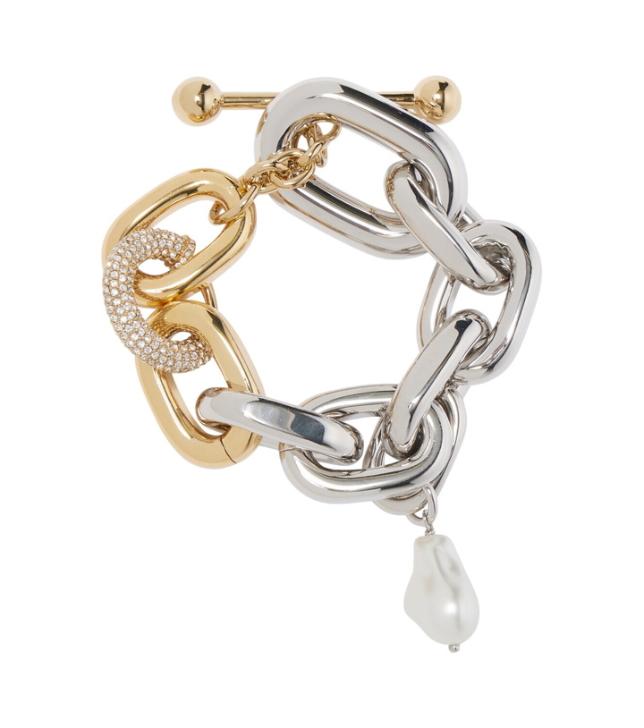 Photo: Rabanne Embellished chain bracelet