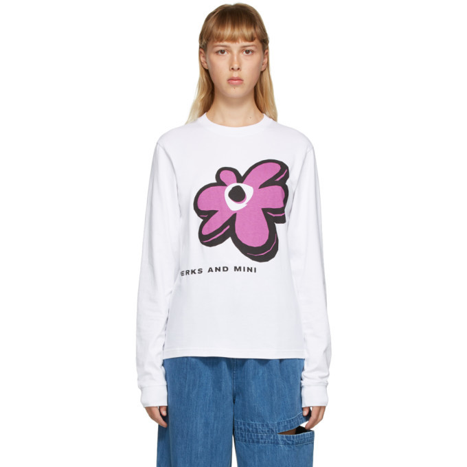 Photo: Perks and Mini White Vector Gesture T-Shirt