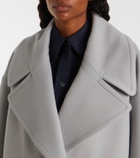 Loewe Pebble double-breasted wool peacoat